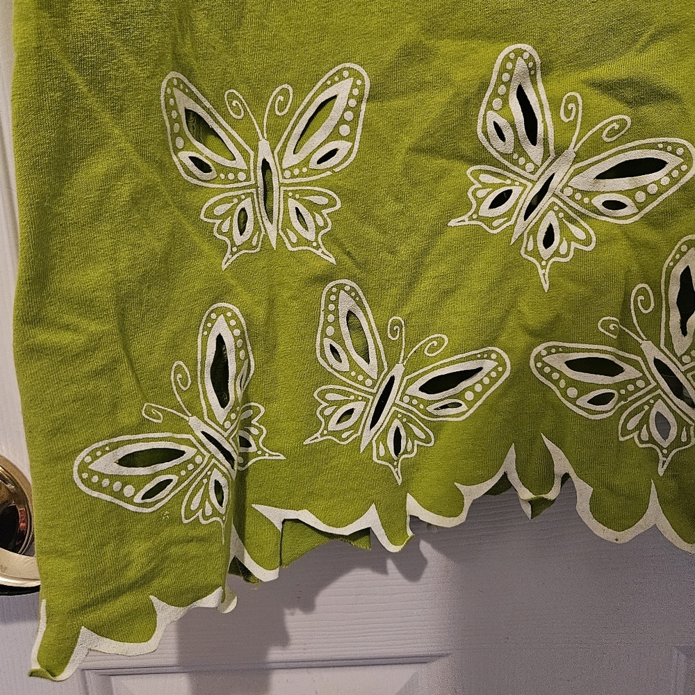 Vintage Green Sundress with Spaghetti Straps - Picture 9 of 14